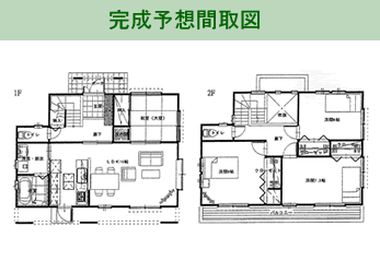 完成予想間取図